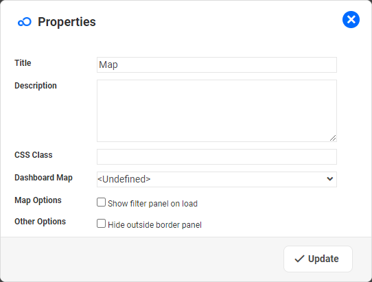 Dashboard Designer - Map Widget_Properties