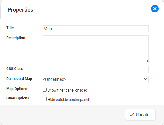 Dashboard Designer - Map Widget_Properties