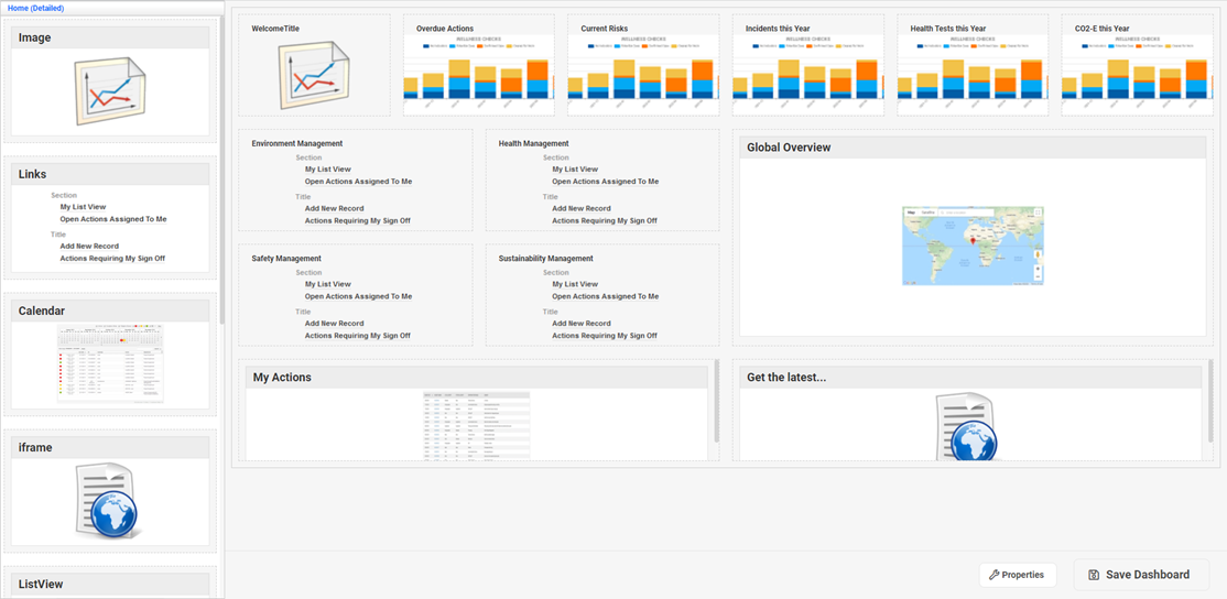 Dashboard Designer Example