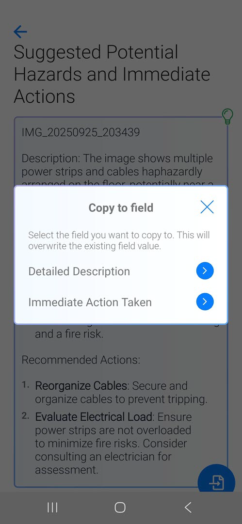 Roam - Suggestion Assistant_Copy To-field